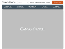 Tablet Screenshot of canyonranch.com